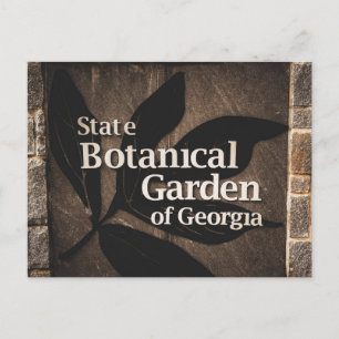 State Botanical Garden of Georgia Sign Postcard