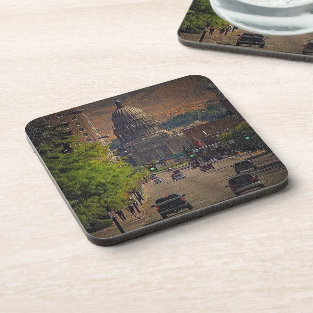 State Capital  in Boise, Idaho Coaster (Left Side)