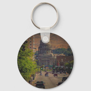 State Capital  in Boise, Idaho Key Ring