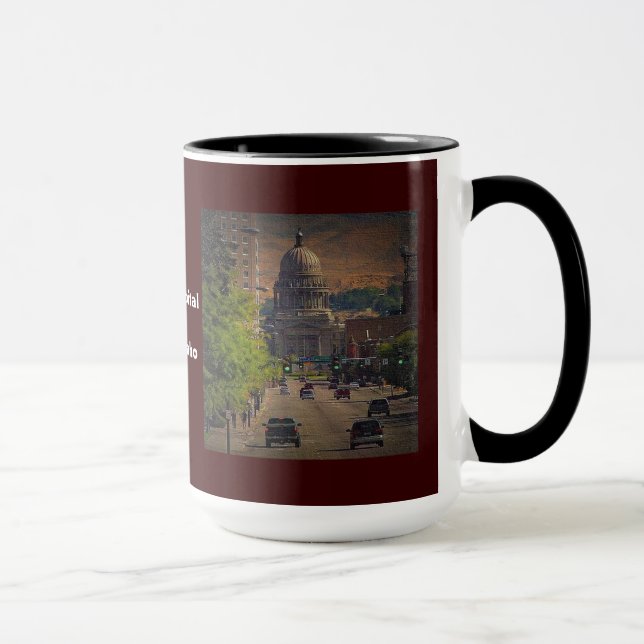 State Capital  in Boise, Idaho Mug (Right)