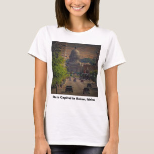 State Capital in Boise, Idaho T-Shirt