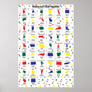 State Capitals Print