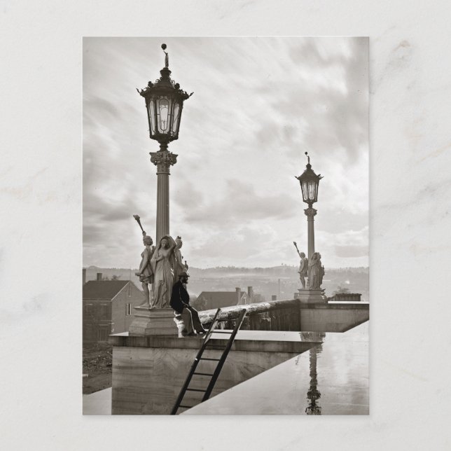 State Capitol at Nashville, 1864 Postcard (Front)