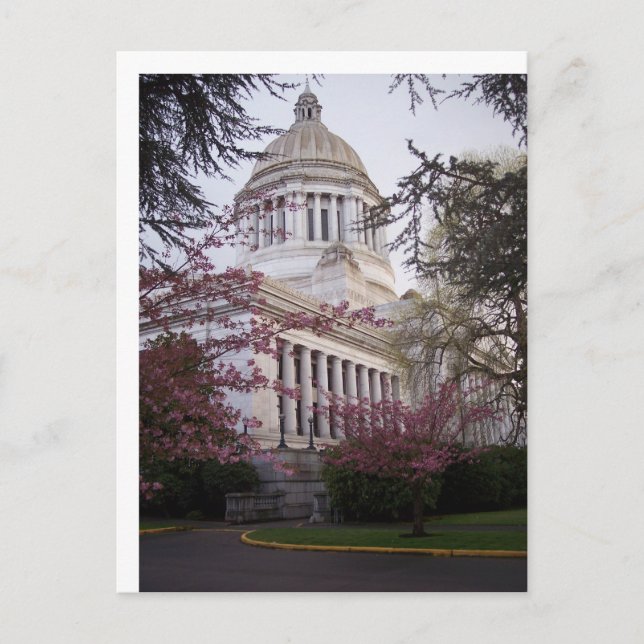 State Capitol Building in Olympia, WA Postcard (Front)