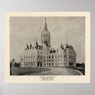 State Capitol, Hartford Poster