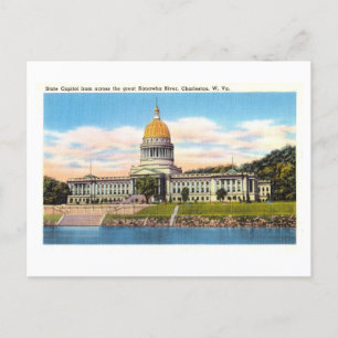 State Capitol in Charleston, West Virginia,  Postcard
