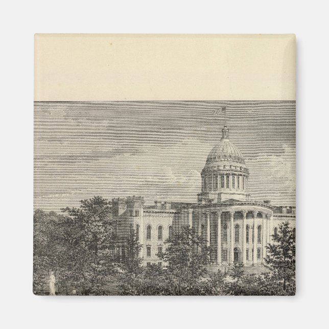 State Capitol, Madison, Wis Magnet (Front)
