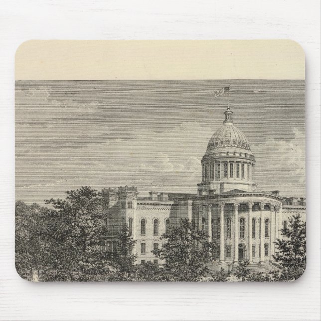 State Capitol, Madison, Wis Mouse Mat (Front)