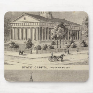 State Capitol , Marion County Court House Mouse Mat