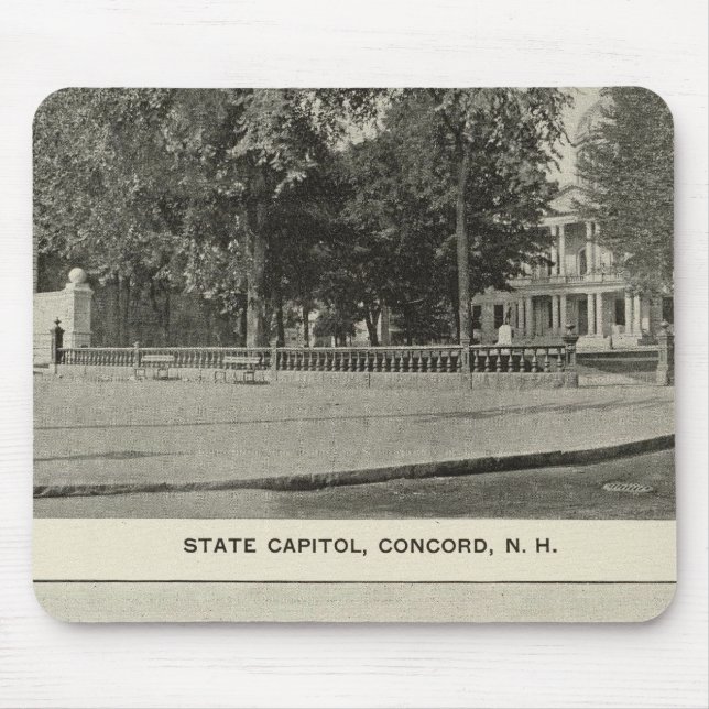 State Capitol, NH State Bldg, Columbian Exposition Mouse Mat (Front)