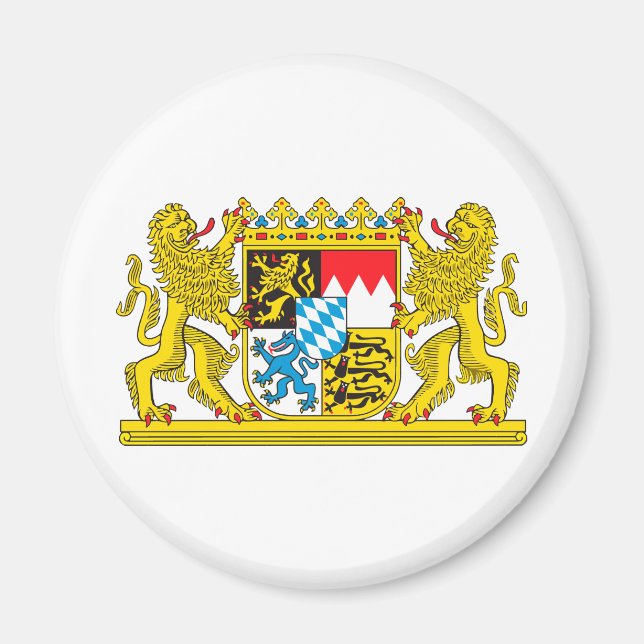 state coat of arms Bayer Magnet (Front)