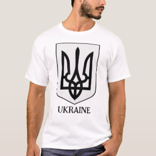 State Coat of Arms of Ukraine Minimalist Art T-Shirt