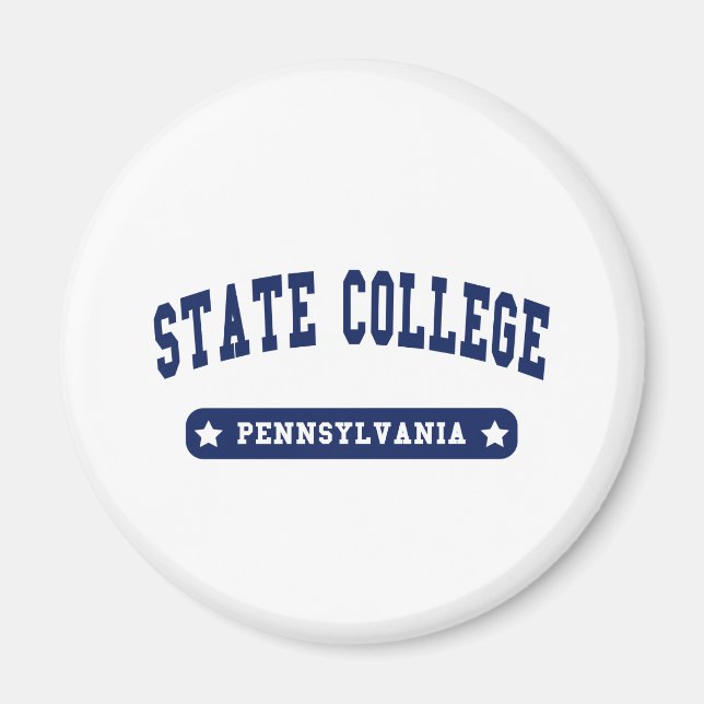 State College Pennsylvania College Style tee shirt Magnet (Front)