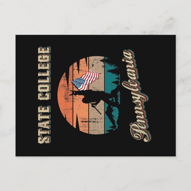 State College Pennsylvania Postcard (Front)