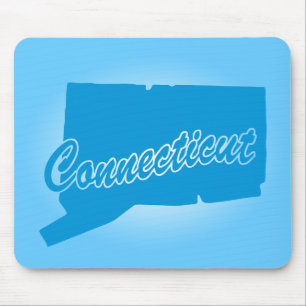 State Connecticut Mouse Mat