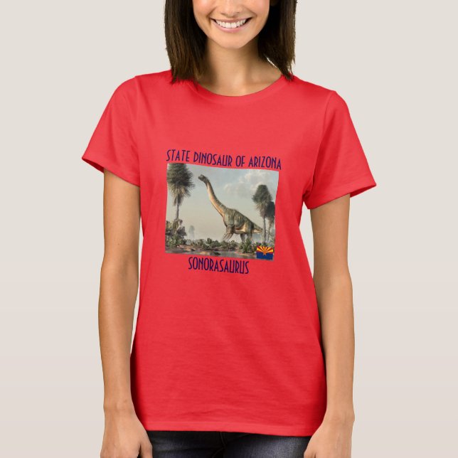 State Dinosaur Of Arizona T-Shirt (Front)