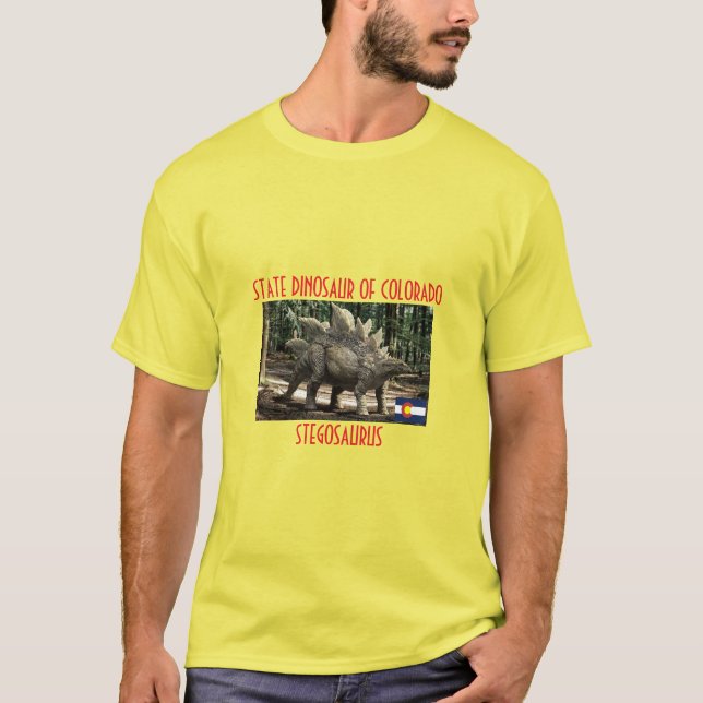 State Dinosaur Of Colorado T-Shirt (Front)