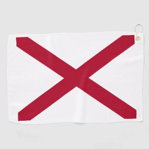 State Flag Alabama, St Andrew Crimson Cross Golf Towel