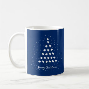 State Flag Blue Elegant Texas Christmas Tree Coffee Mug