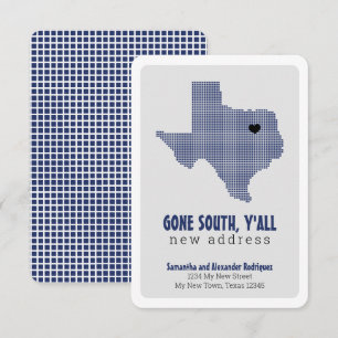 State Flag Blue Gone South, Y'All Moving Announcement