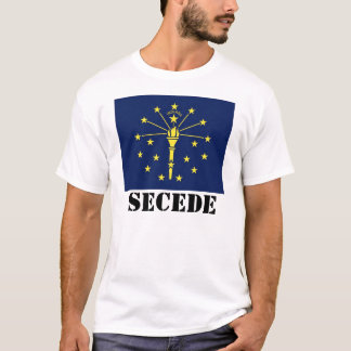 state-flag-indiana, SECEDE T-Shirt