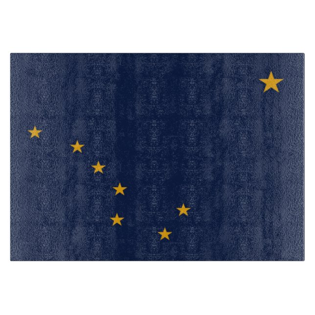 State Flag of Alaska, USA Cutting Board (Front)