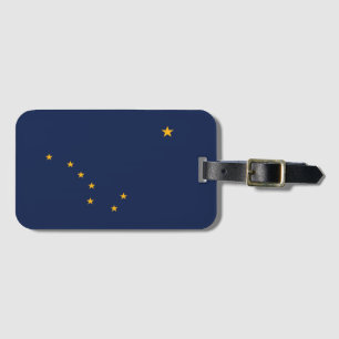 State Flag of Alaska, USA Luggage Tag