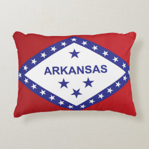 State Flag of Arkansas, USA Decorative Cushion