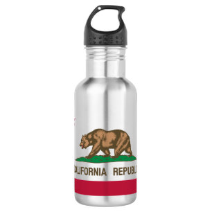 State Flag of California 532 Ml Water Bottle