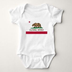 State Flag of California Baby Bodysuit