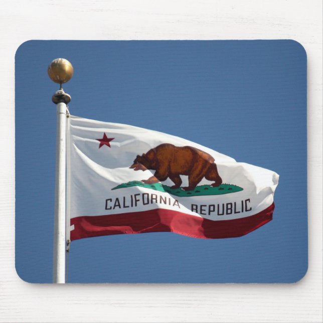 State Flag of California Mouse Mat (Front)