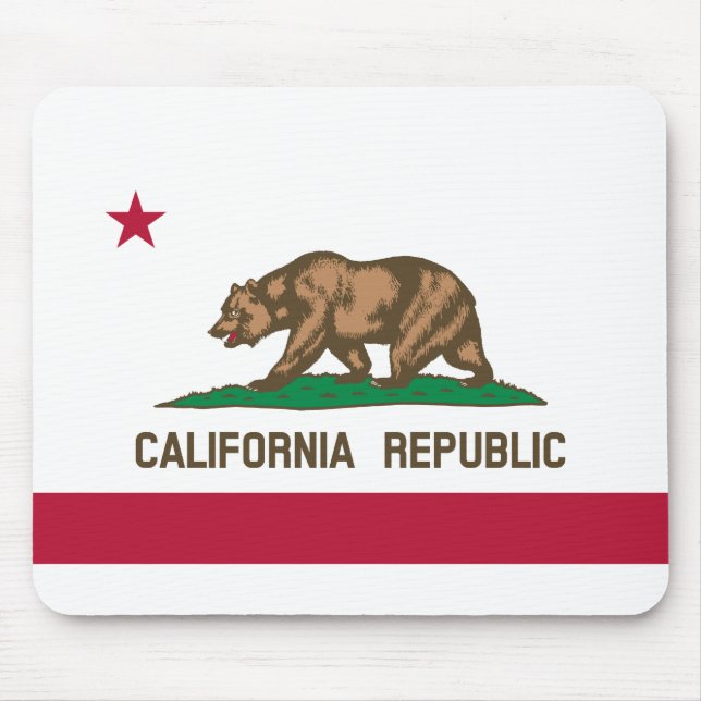 State Flag of California Mouse Mat (Front)