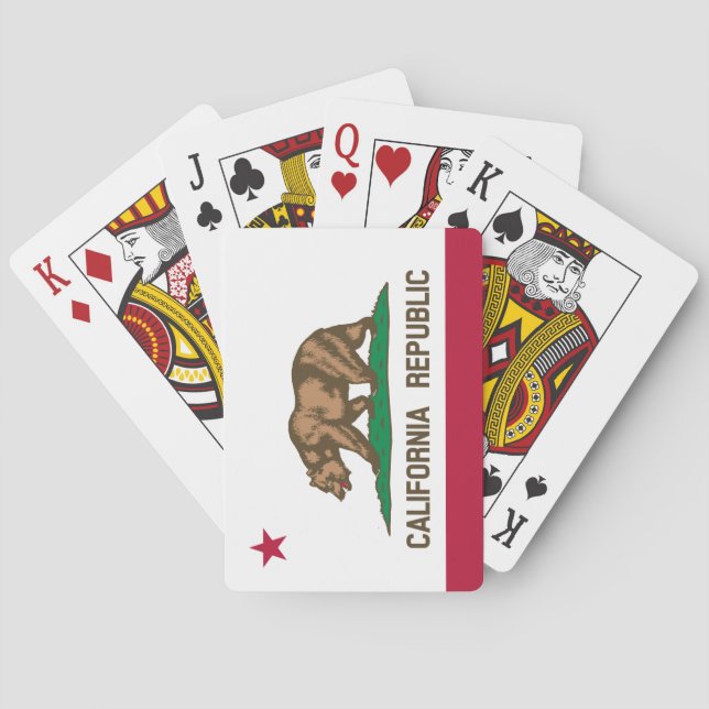 State Flag of California Playing Cards (Back)