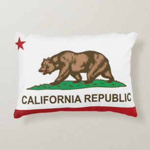 State Flag of California, USA Decorative Cushion
