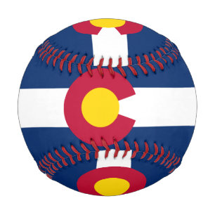 State Flag of Colorado Baseball