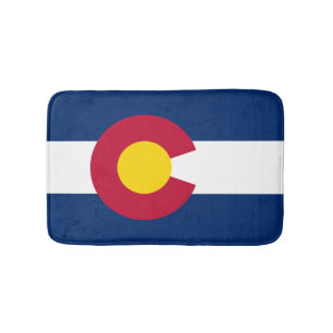 State Flag of Colorado Bath Mat
