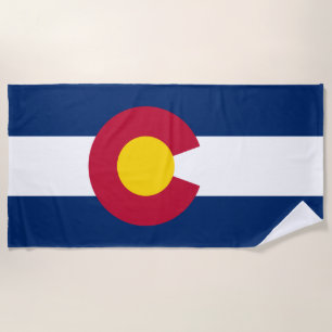 State Flag of Colorado Beach Towel