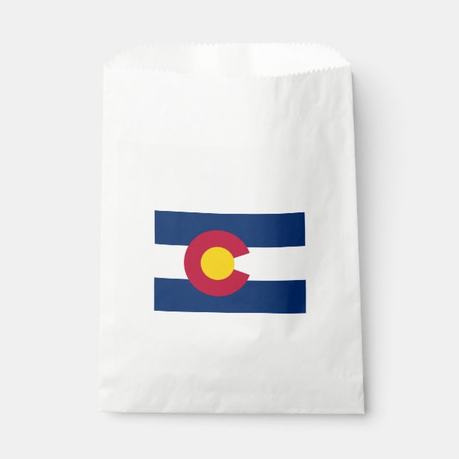 State Flag of Colorado Favour Bags (Front)