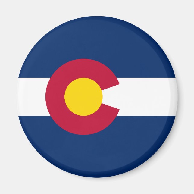 State Flag of Colorado Magnet (Front)