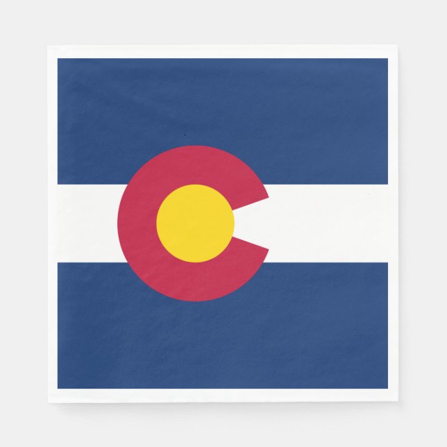 State Flag of Colorado Napkin (Front)