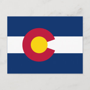 State Flag of Colorado Postcard