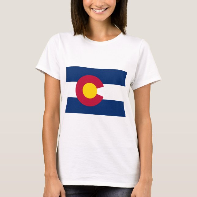 State Flag of Colorado T-Shirt (Front)