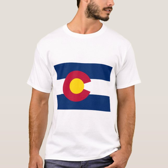 State Flag of Colorado T-Shirt (Front)
