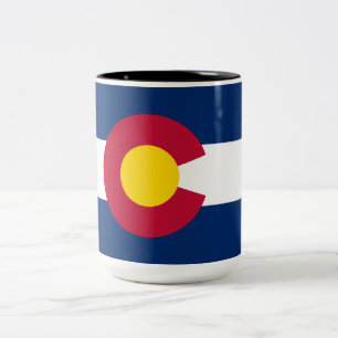 State Flag of Colorado Two-Tone Coffee Mug