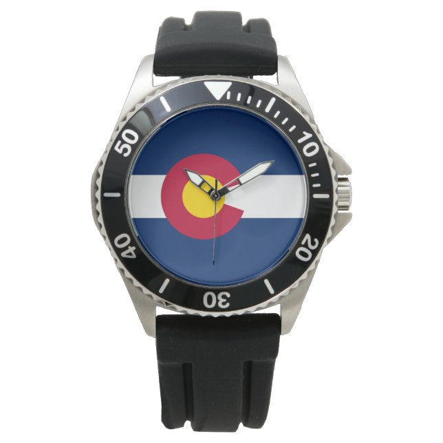 State Flag of Colorado Watch (Front)