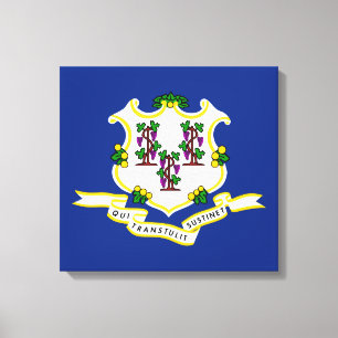 State Flag of Connecticut Canvas Print