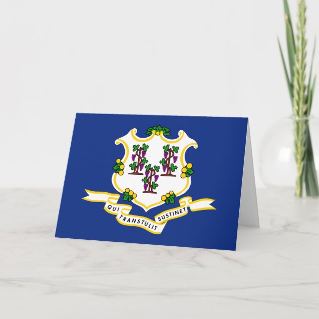 State Flag of Connecticut Card (Front)