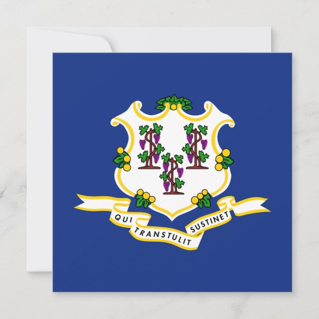 State Flag of Connecticut Card (Front)