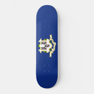 State Flag of Connecticut Skateboard