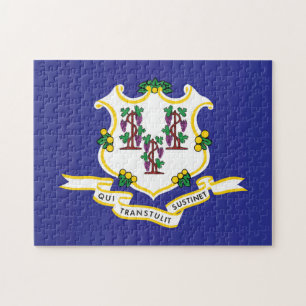 State Flag of Connecticut, USA Jigsaw Puzzle